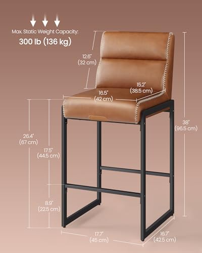 Best Bar Stool Chair With Leather Seat